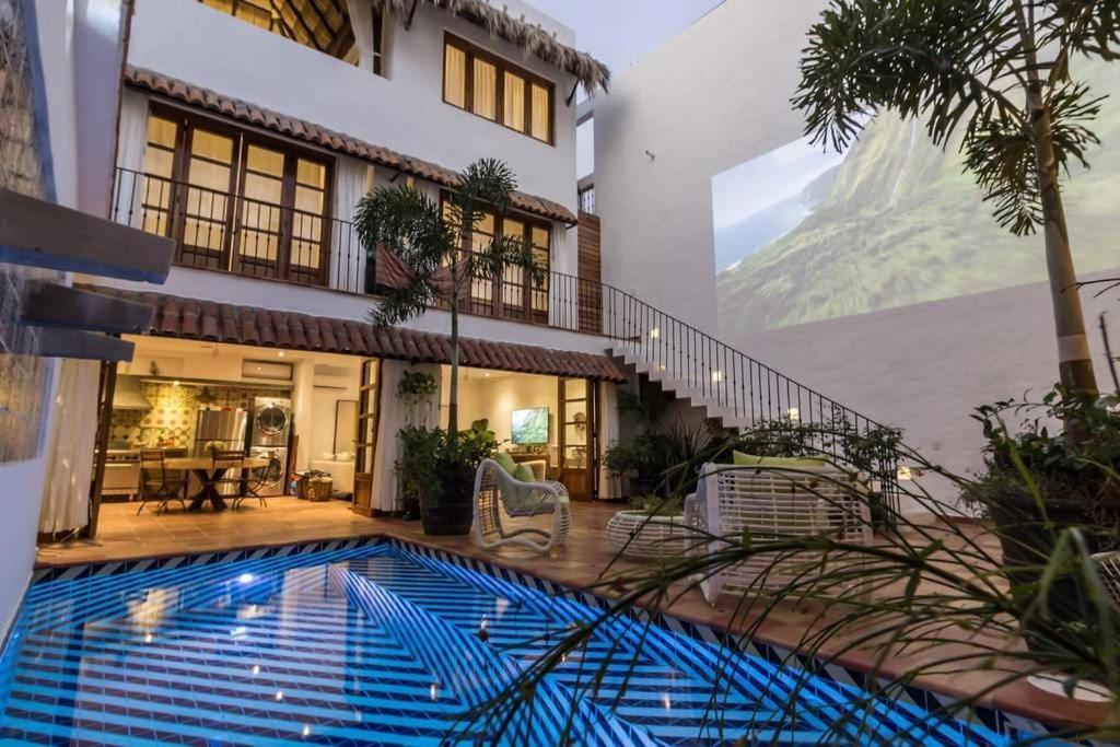 Casa Da Lusso Mexican Style Hacienda ปูแอร์โตบาญาร์ตา ภายนอก รูปภาพ